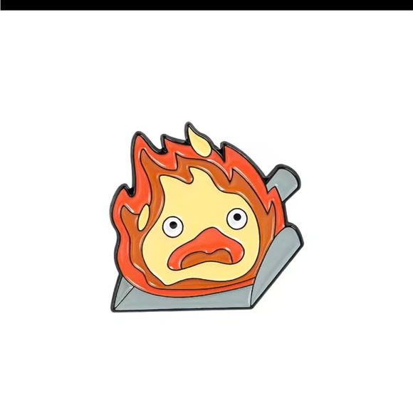 Fire Demon Cassifah Enamel Pins Anti-war Anime Cute Pin - Picture 3 of 8